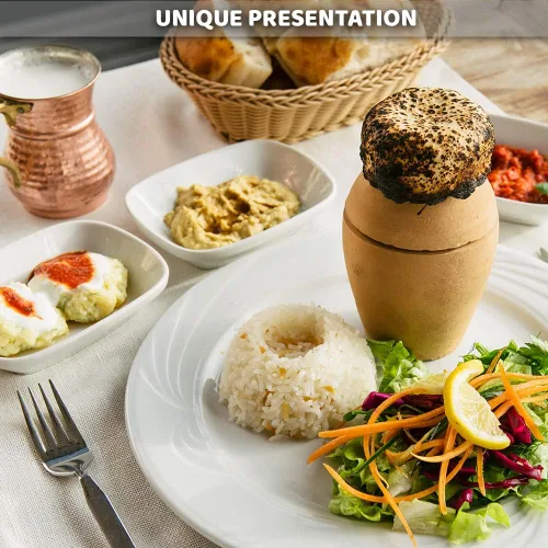 Vista 2 de Olla de arcilla hecha a mano para Testi Kebab, olla de barro sin glasear para cocinar, ollas de cocina de arcilla, auténtico kebab tandoori