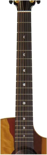 Vista 5 de Luna Vista Eagle - Guitarra eléctrica acústica de 12 cuerdas con estuche