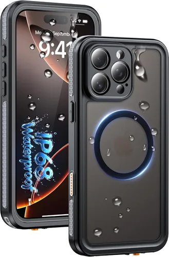 Vista 20 de Oterkin Funda magnética para iPhone 16 impermeable, translúcida mate [compatible con Magsafe] [lente y protector de pantalla integrados] cubierta