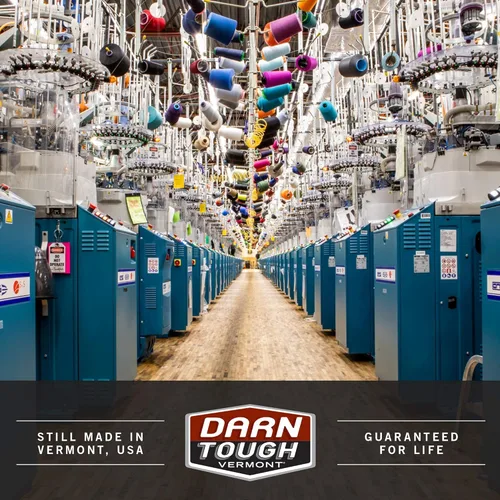 Vista 5 de Darn Tough Jr. Sal Micro Crew - Calcetines de senderismo ligeros con cojín para niños (estilo 3043)