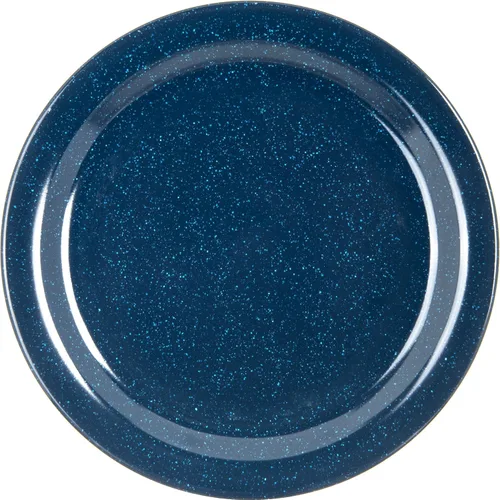 Vista 2 de Carlisle FoodService Products Dallas Ware - Plato de plástico reutilizable con borde para bufés, hogar y restaurantes, melamina, 9 pulgadas, azul
