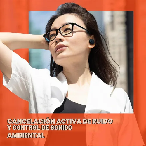 Vista 5 de JBL Tune Buds - Auriculares con cancelación de ruido, color negro