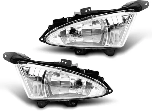 Vista 12 de Boxlight - Luces antiniebla compatibles con Hyundai Santa Fe 2007 2008 2009, un par de luces antiniebla con lente transparente para parachoques