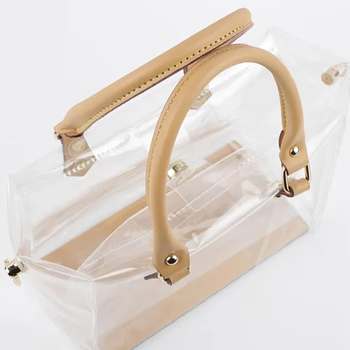 Vista 6 de Kit de fabricación de bolsas de PVC transparente para manualidades, bolsas de regalo hechas a mano, accesorios para manualidades, juego