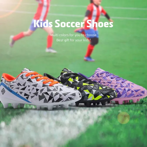 Vista 7 de DREAM PAIRS Tacos de fútbol para niños y niñas