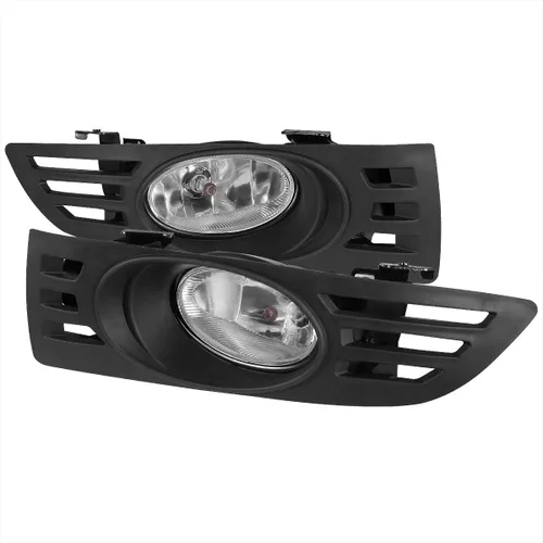 SPEC-D TUNING Luces antiniebla transparentes de conducción + bombillas H11 compatibles con Honda Accord 2Dr 2D Coupe L+R Pair 2003-2005