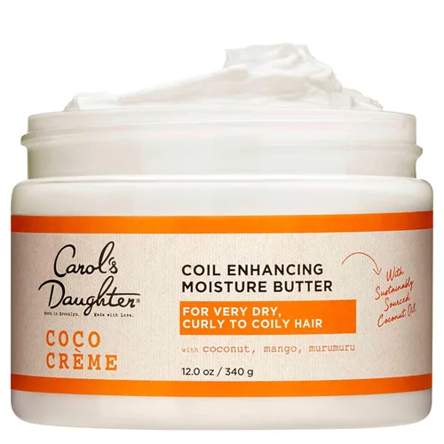 Vista 2 de Mantequilla humectante para cabello rizado muy seco Carol's Daughter Coco Creme, con aceite de coco y mantequilla de mango, sin parabenos y sin