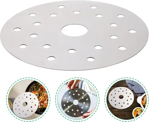 Vista 6 de Hemoton Utensilios de cocina Placa de guía térmica de inducción Convertidor de placa de cocina de inducción de disco Cazuela de acero inoxidable