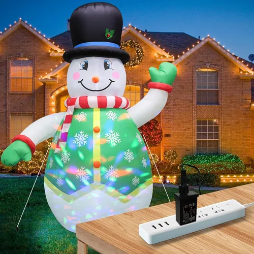 Vista 7 de Adaptador inflable de repuesto para patio, transformador de 1.5 A, enchufe de EE. UU. para Halloween, Navidad, Acción de Gracias, fuente