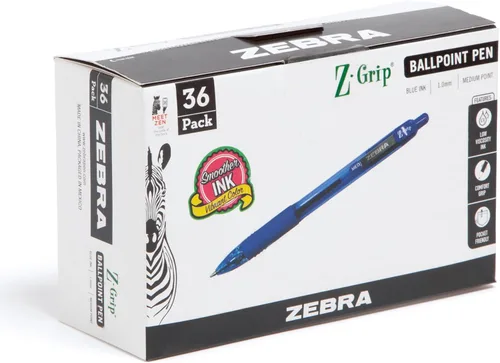 Vista 12 de Bolígrafo Zebra Pen Z-Grip retráctil, punta media, 1.0 mm, varios colores - 5