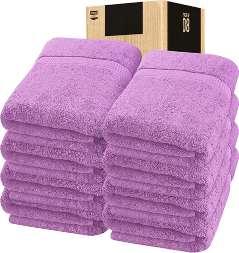 Vista 18 de Utopia Towels - Lujosa toalla de baño jumbo, 2 unidades - 600 g/m², 100% algodón hilado en anillo, toalla extragrande altamente absorbente