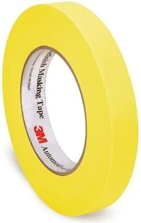 3M 06652 Cinta adhesiva protectora para restauración automotriz de 18 mm נ55 m