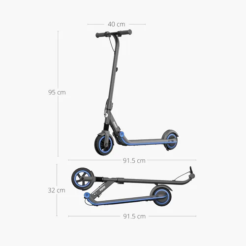 Vista 31 de Segway Ninebot eKickScooter - Electric Scooter for Kids 6-14, w/t Adjustable Handlebar Height (Only C2 Pro) for Riders up to 132 lbs, Includes New