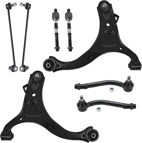 Vista 187 de Detroit Axle - Kit de brazos de control delanteros de 8 piezas para Toyota Sienna 2004-2010, 2 brazos de control inferiores con rótulas, 4 barras