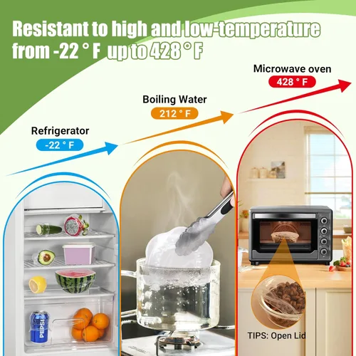 Vista 5 de Tapas elásticas de silicona para almacenamiento de alimentos en refrigerador, cubiertas elásticas reutilizables de cuenco para tazas, latas