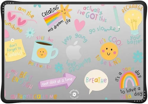 Vista 22 de CASETiFY Impact - Funda para MacBook Air de 13 pulgadas (M1/Intel) [esquinas de impacto acolchadas/resistente a los arañazos/agarre antideslizante]