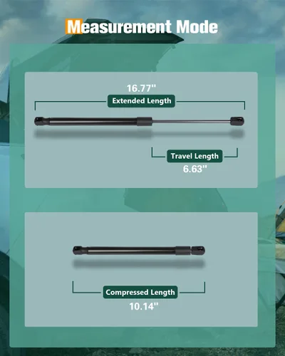 Vista 3 de SCITOO 689500D021 2 piezas de soportes de elevación de 16.77" Compatibles con Yaris (Cp10) Hatchback 1999, amortiguadores de capó