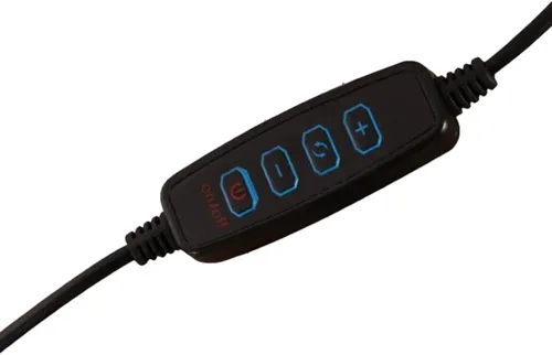 Vista 5 de Headerbs Lámpara de escritorio con clip, luz de lectura con clip, sujeción firme, 48 LED, protección ocular 5V 2A para el hogar (plata)