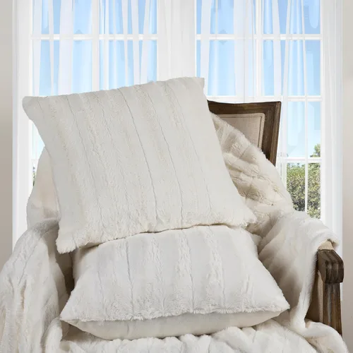 Vista 12 de Cheer Collection Almohadas Decorativas de Piel Sintética - Almohadas Decorativas para Sofá, Almohadas Decorativas para Cama, Almohadas de Acento