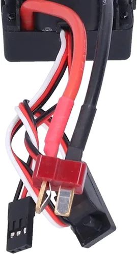 Vista 8 de Qiilu Controlador electrónico de velocidad sin escobillas 60A para coche RC 1/10, 2-3S Li-Po, 5 8V/3A BEC, negro