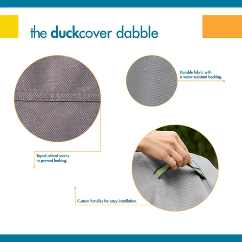 Vista 14 de DUCKCOVERS Soteria - Funda impermeable para tumbona de patio de 74 pulgadas, para exteriores