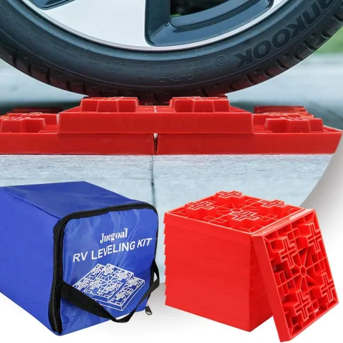 Vista 4 de yosager 10 Pack Heavy Duty RV Levelers, Leveling Blocks, Ideal for Leveling Single and Dual Wheels, Camper Levelers