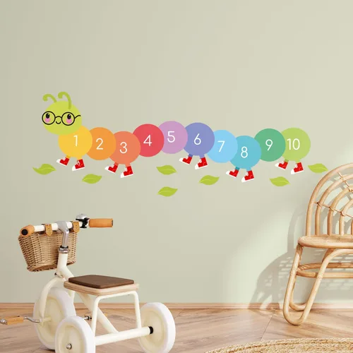 Vista 9 de Teddylabels - Alicorn - Pegatinas de pared fáciles de aplicar y extraíbles: Transforma el dormitorio de tu niño pequeño con decoración de pared