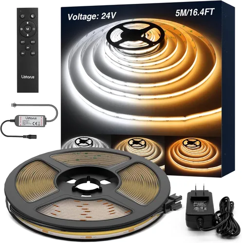 Vista 9 de Tira de luces LED blancas (9.8 pies)