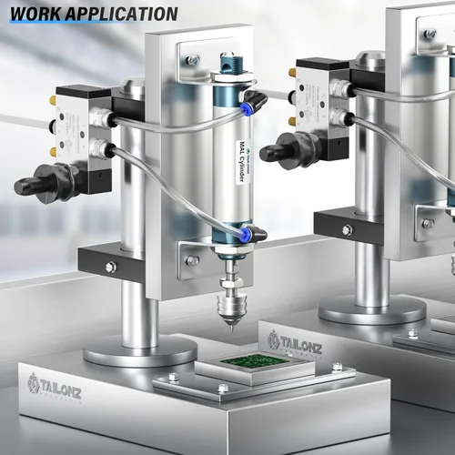 Vista 8 de TAILONZ PNEUMATIC 1/2 "NPT 5 Way 2 Postion Air Hand Palanca Válvula neumática Electroválvula de control manual Push-Pull 4H410-15