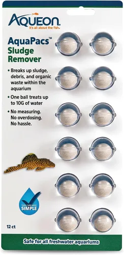 Vista 12 de Aqueon AquaPacs - Removedor de lodos, para acuarios de agua dulce, paquete de 4