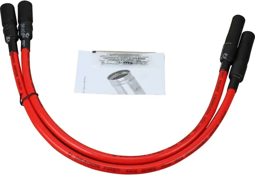 Vista 2 de AIP Electronics Dragon FIRE Performance Conjunto de cables de bujía de alto rendimiento para modelos Harley Davidson Touring 1999-2008 OEM Fit PWJ238