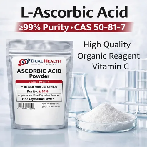 Vista 5 de Ácido ascórbico (4 onzas) Polvo puro de vitamina C de alta potencia de grado alimenticio para células e inmunitarios, cristales finos solubles sin