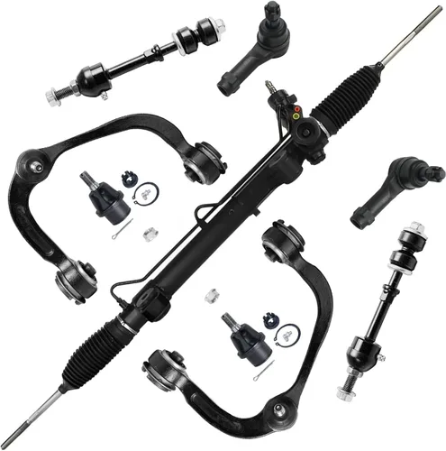 Vista 24 de Detroit Axle - Kit de brazos de control delanteros de 8 piezas para Toyota Sienna 2004-2010, 2 brazos de control inferiores con rótulas, 4 barras