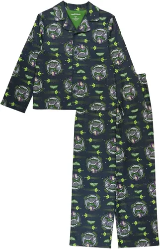 Disney Boys' Toy Story 2-Piece Loose-fit Button Down Pajama Set, Soft & Cute for Kids