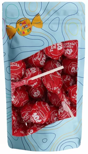 Vista 3 de One Flavor Candy Tootsie Pops Lollipop Lolli Pops a granel en bolsa resellable (surtido, paquete de 20)