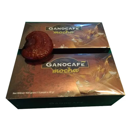 Vista 5 de Valor compra Gano excel Mocha Coffee Ganoderma Lucidum Extracto (1 caja = 15 sobres) (1 x 15)