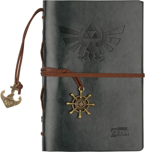Vista 13 de ONE250 Legend of Zelda Journal, Writing Journal, Travel Diary, 7.2x5.1 Notebook, Writers Notebook, Refillable Diary Sketchbook, Fountain Pen Safe