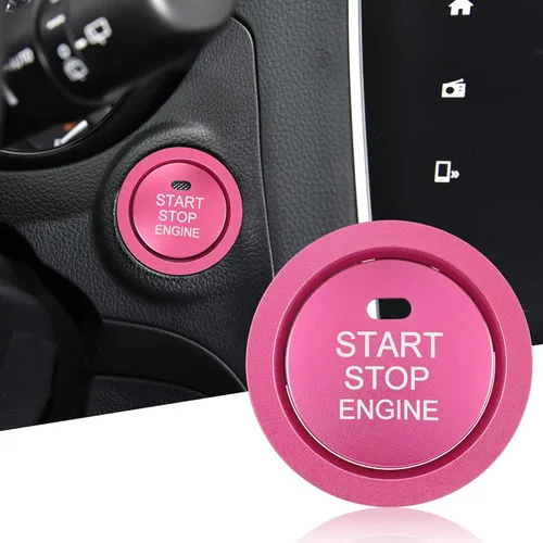 Vista 11 de TOMALL Cubierta de Botón Pulsador de Arranque y Parada del Motor de Aluminio Compatible con Subaru Forester Legacy Impreza Outback Ascent BRZ XV