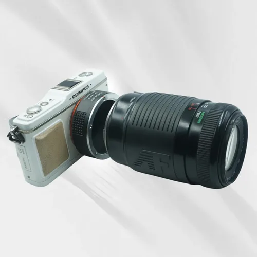 Vista 4 de PHOLSY Adaptador de lente de enfoque manual EF a MFT compatible con Canon EF EF-S Mount Lens a Micro Four Thirds (M4/3 Micro 4/3) Cuerpo de cámara