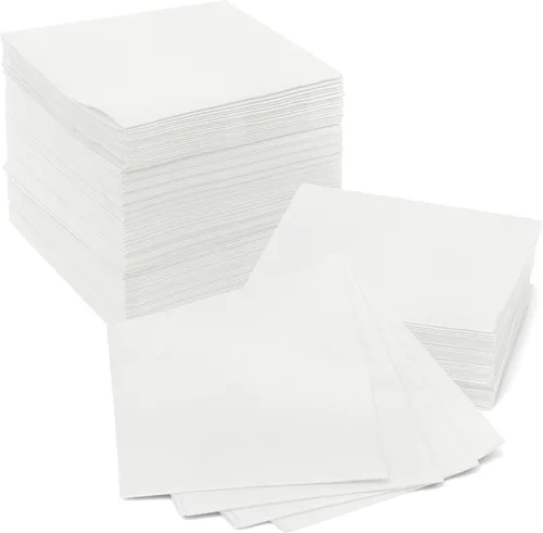 Vista 9 de Prestee Servilletas rojas para mesa, desechables, toallas de mano de papel suaves y absorbentes para cenas y todo tipo de eventos, servilletas