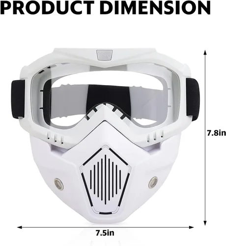 Vista 5 de YScare Máscara Táctica Compatible con Nerf Rival, Apollo, Zeus, Khaos, Atlas, y Artemis Blasters Rival Airsoft Máscara, Máscaras Negras Desmontables