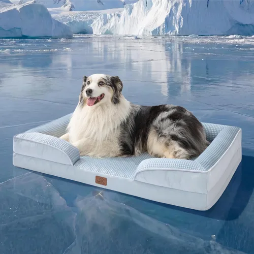 Vista 67 de Bedsure Camas ortopédicas para perros de tamaño grande - Cama impermeable para perros grandes y gatos, sofá para perros cómodo con funda extraíble