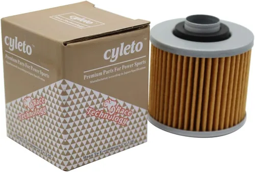 Vista 8 de Cyleto 145 Filtro de aceite para Yamaha Raptor 700 XVS1100 XVS650 XVS 650 V-Star Custom 650 XV250 XV 250 Virago V-star 249 YMH 600 Grizzly