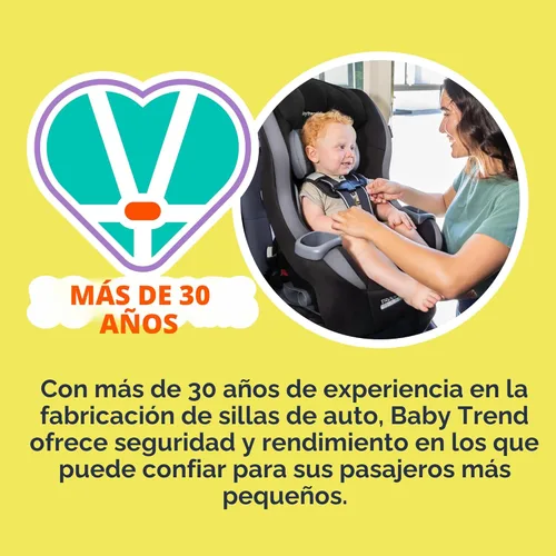 Vista 15 de Baby Trend Trooper™ Slim 3 en 1 Asiento de coche convertible, Negro Dash