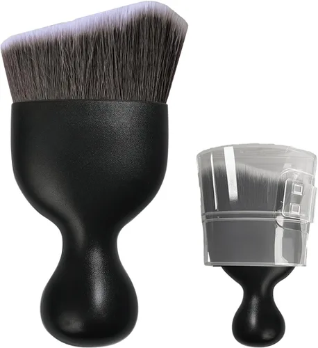 Vista 13 de Ziciner Cepillo de Detalles para Automóvil, Cerdas Suaves Curvas, Removedor de Polvo Automático, Tablero Universal del Vehículo, Rejillas