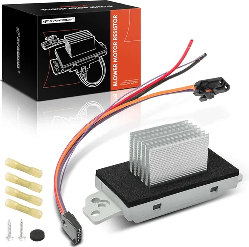 A-Premium Kit de resistencia del motor del ventilador HVAC con arnés compatible con vehículos Chevrolet, GMC, Buick, Cadillac y Olds, Silverado,