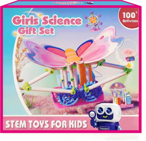 SMILESSKIDDO Kit de ciencia para niñas de 5, 6, 7, 8, 10 años, juguetes STEM para niñas, ideas de regalo de cumpleaños para niñas, proyectos