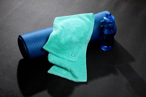 Vista 7 de FACESOFT Toalla de Gimnasio Ecológica para Entrenamiento - Toalla de Ejercicio de Algodón Suave y Absorbente - Sin Microfibras Sintéticas