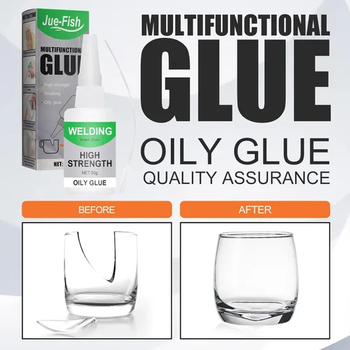 Vista 2 de Jue Fish Glue, pegamento aceitoso de alta resistencia para soldadura de peces de Jue Fish (3 unidades-1.06 oz)