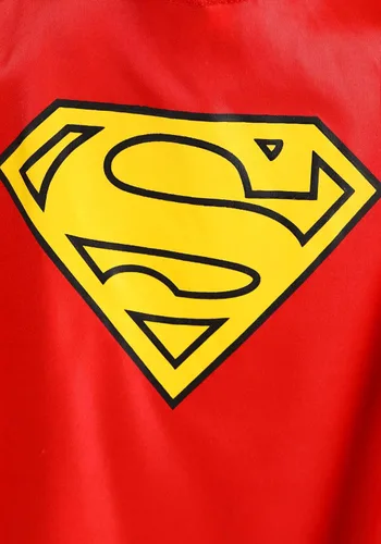 Vista 6 de Disfraz de Superman de DC Comics para niños pequeños, traje de superhéroe azul y rojo para fiestas de superhéroes, cosplay y Halloween